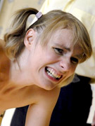 Lovely young miss strips down and poses in shameful display