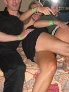 Sexy couple invites teen over to fuck and suck