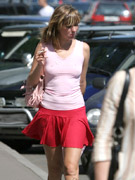 Upskirts views of a plenty of young maidens walking along city streets