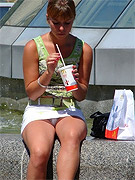 Dirty coed shows us how to do a cram session before a test.