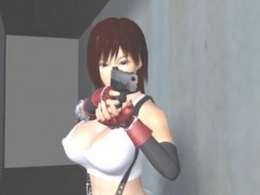Cum hungry brunette anime nymph passionately going hard on hard cocks of her capturers.