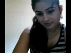 Homemade video of indian milf plumper in pink lingerie gettin it on with her bf.