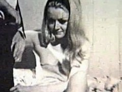 A very horny dude cumming on her tight retro pussy hardcore