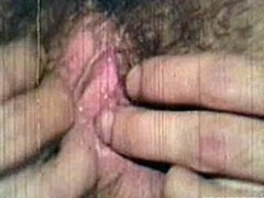Amazing vintage close up video of lusty girl sucking hard pecker.