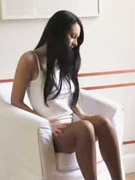 Tan and petite nubile cutie pleasures her hungry pussy
