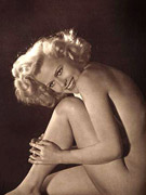 Vintage hairy blonde girls showing off their pretty bodies