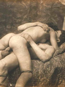Dirty seventies lesbians having hot peesex