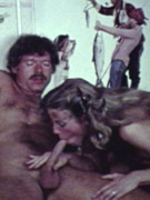 Eighties blonde loves a big cock inside her shaved muff