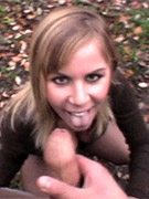 Lovely real beauties willingly exposing thei tits and shaved pussies outdoors.