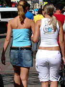 Naughty swinger amateur wives wanna you watch them posing nude with legs open.